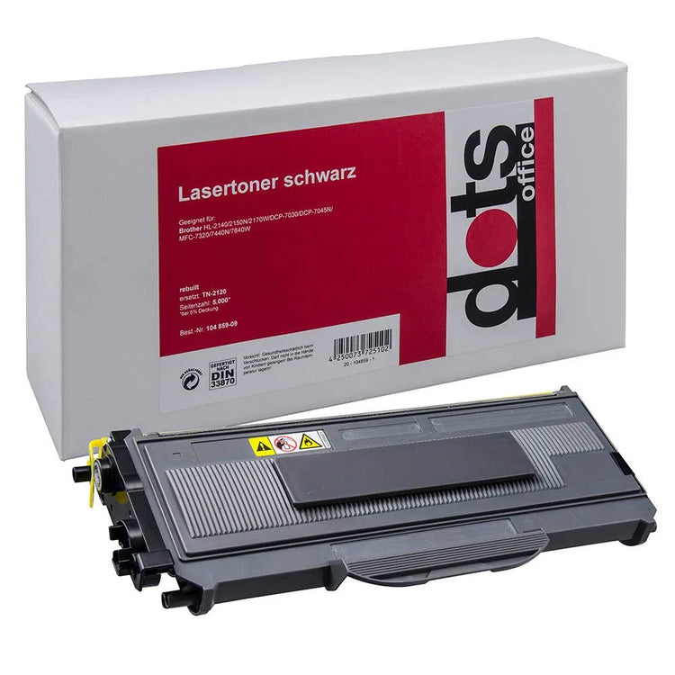 dots schwarz Toner ersetzt brother TN-2120