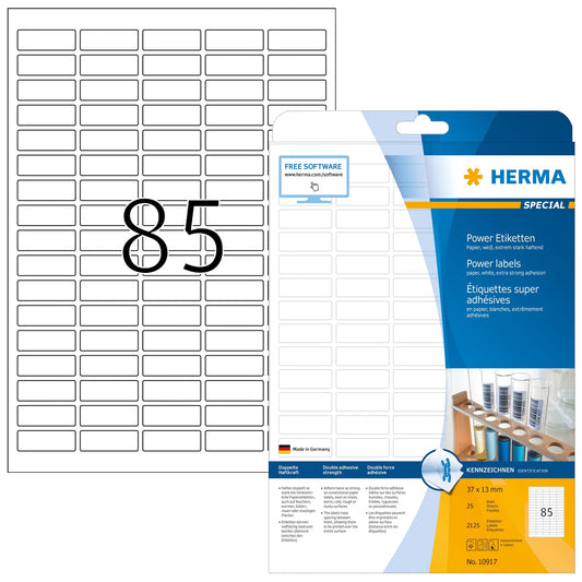 2.125 HERMA Etiketten 10917 weiß