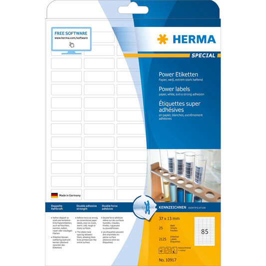 2.125 HERMA Etiketten 10917 weiß