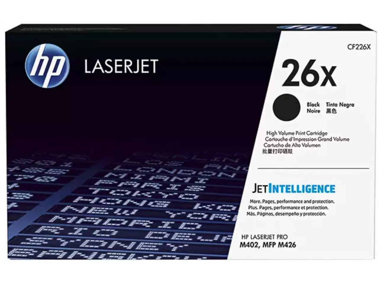 HP 26X (CF226X) Toner Schwarz – Original High Yield Tonerkartusche für HP LaserJet Pro, 9.000 Seiten, gestochen scharfe Druckqualität