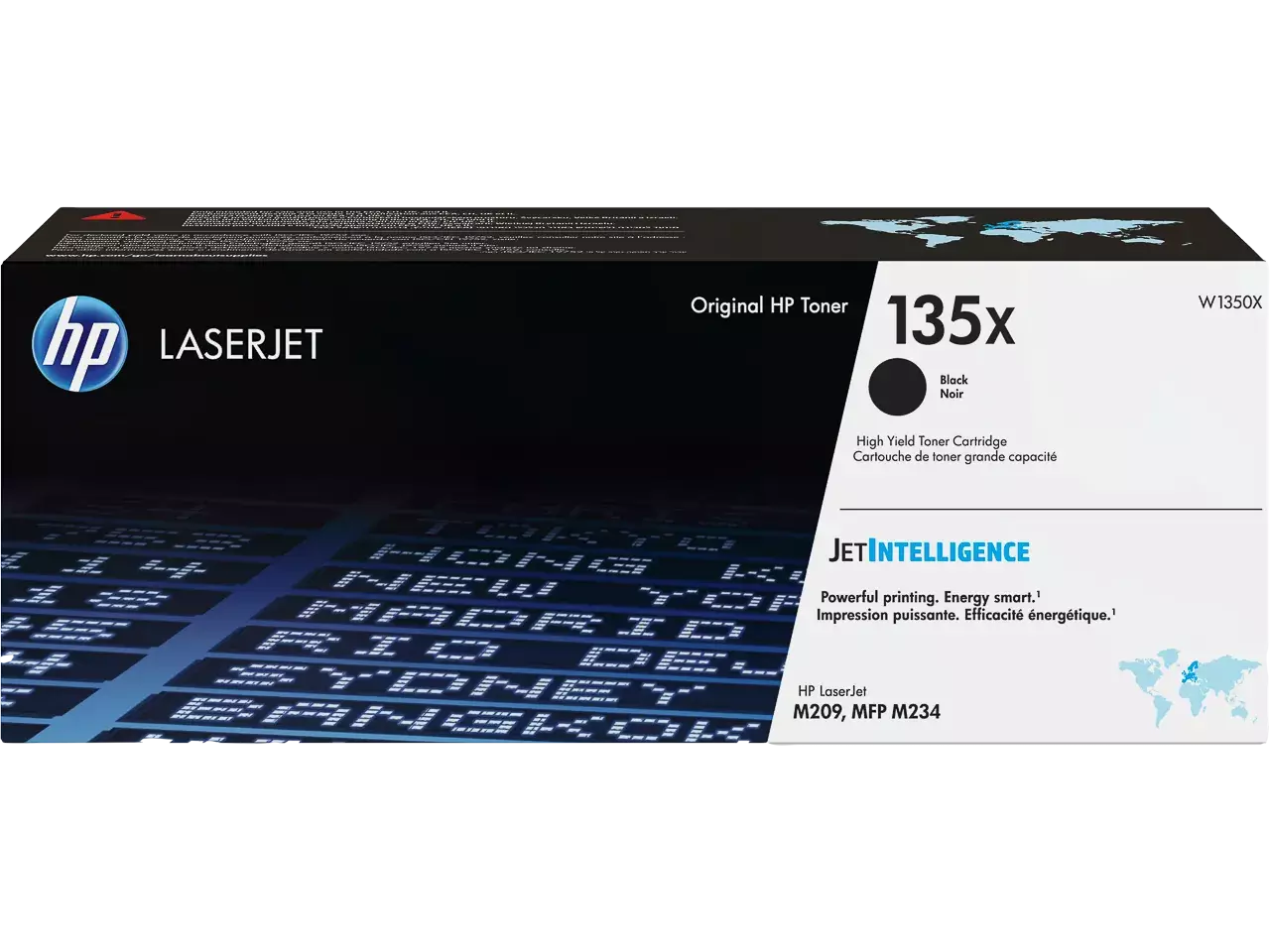 HP 135X (W1350X) Tonerkartusche Schwarz – Original, 2.400 Seiten für HP LaserJet M207, M209, M210 & MFP M232–M237