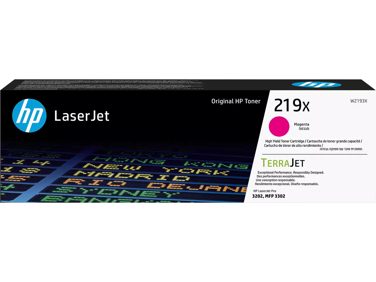 HP 219X (W2193X) Tonerkartusche Magenta – Original HP, 2.500 Seiten für LaserJet Pro 3202/3302