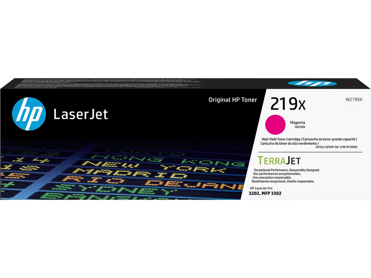 HP 219X (W2193X) Tonerkartusche Magenta – Original HP, 2.500 Seiten für LaserJet Pro 3202/3302