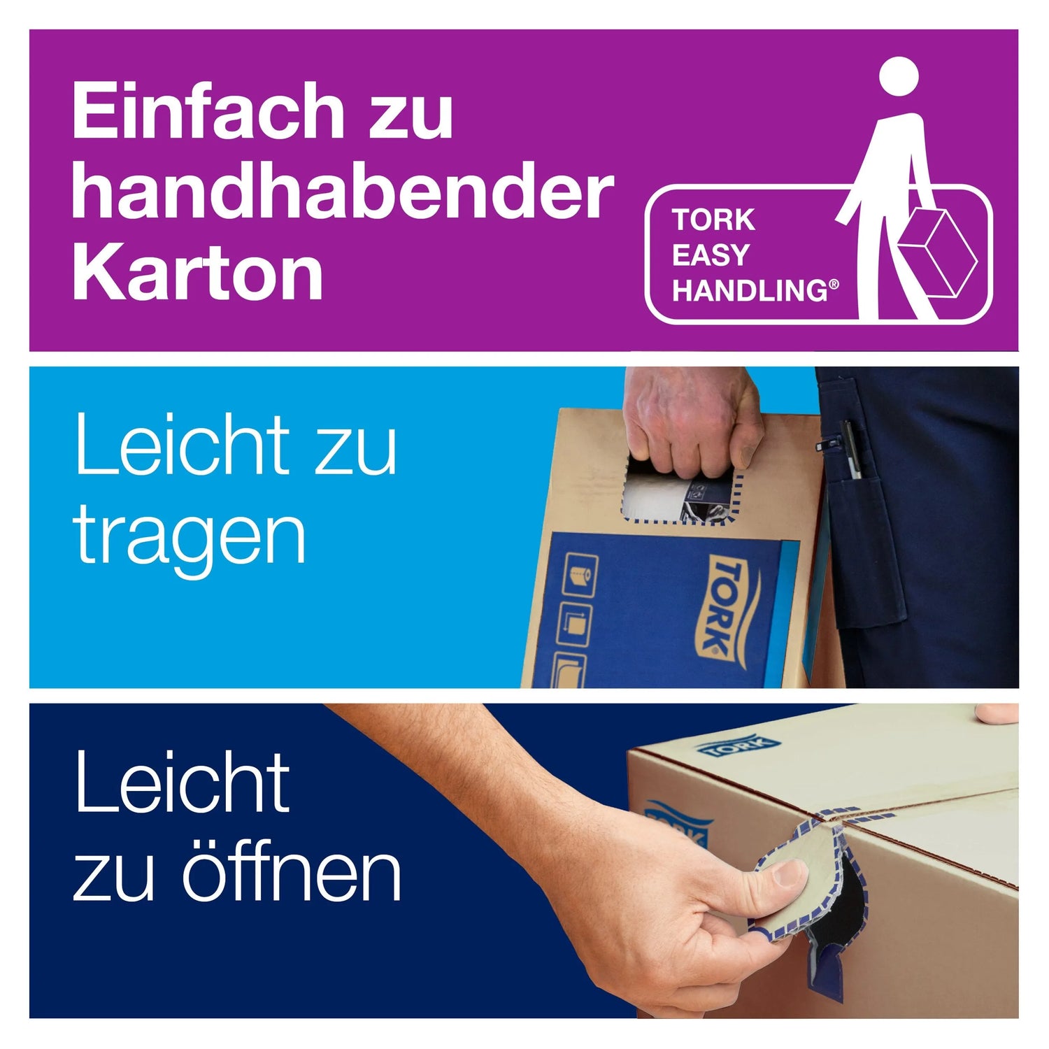 TORK Papierhandtücher 150388 Xpress® H2 Universal Interfold-Falzung 2-lagig 4.740 Tücher