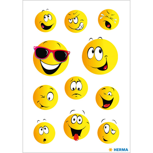 33 HERMA Aufkleber 15042 Happy Face