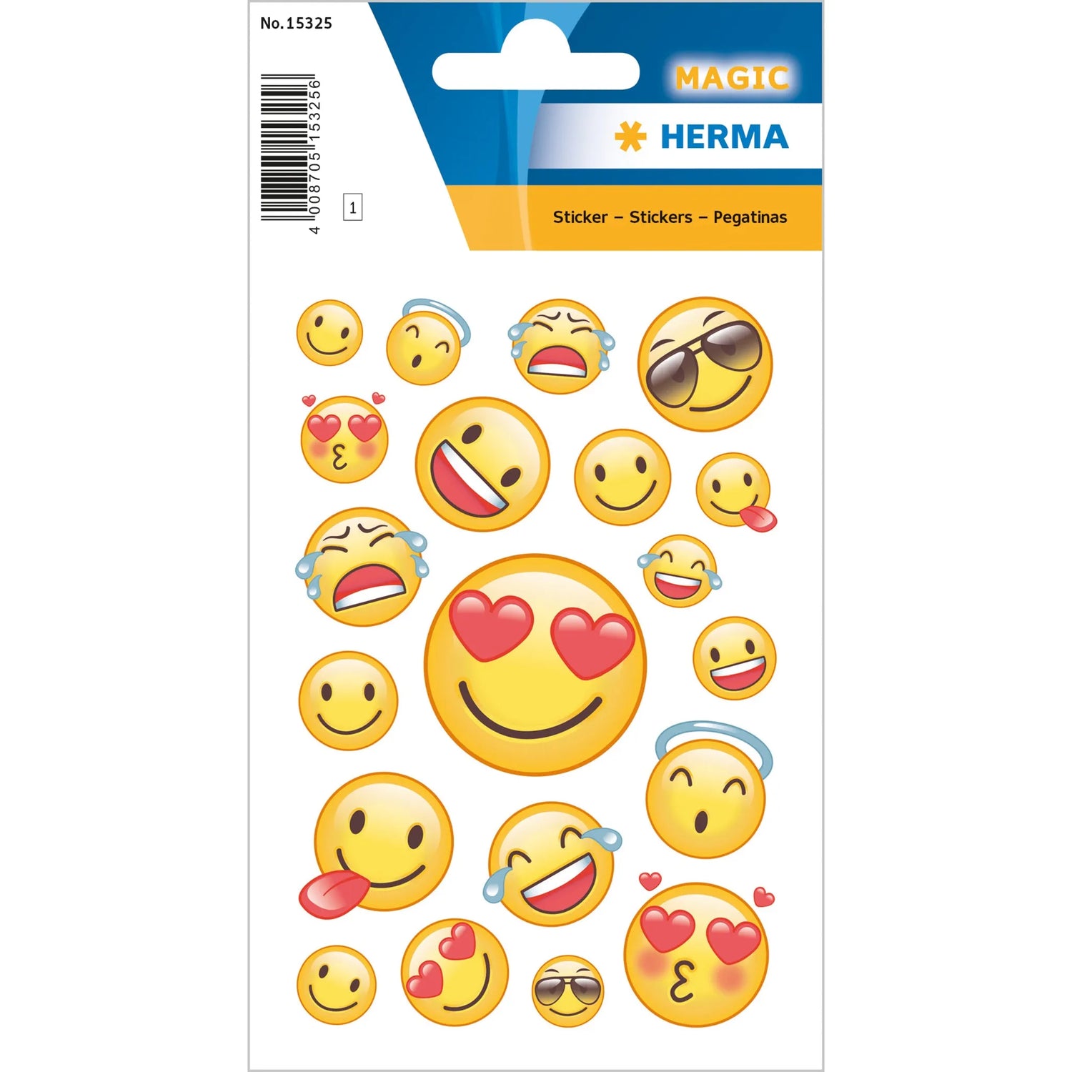 HERMA Aufkleber 15325 Smiley