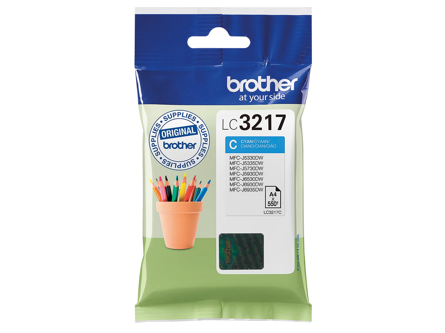 brother LC-3217C cyan Tintenpatrone