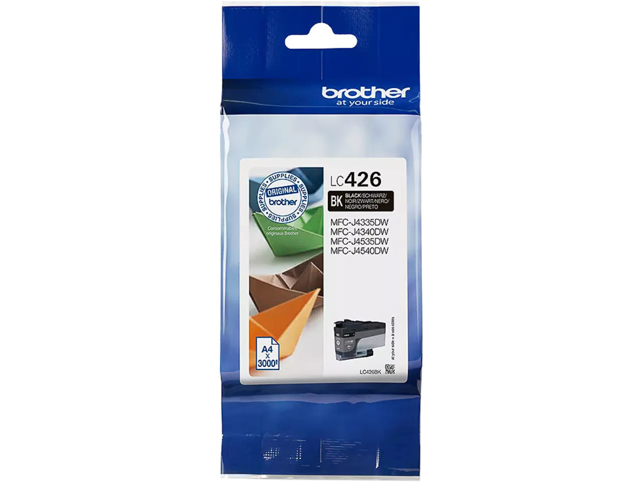 Brother LC-426BK Schwarz Druckerpatrone – Original | 3.000 Seiten | Kompatibel mit MFC-J4335DW/J4540DW