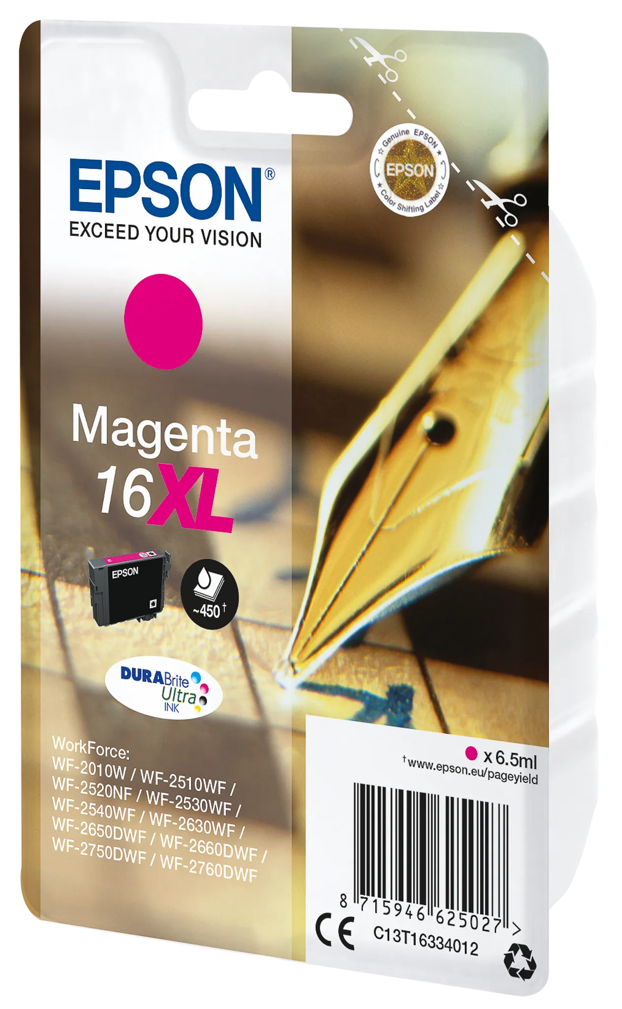 EPSON 16XL / T1633XL magenta Tintenpatrone
