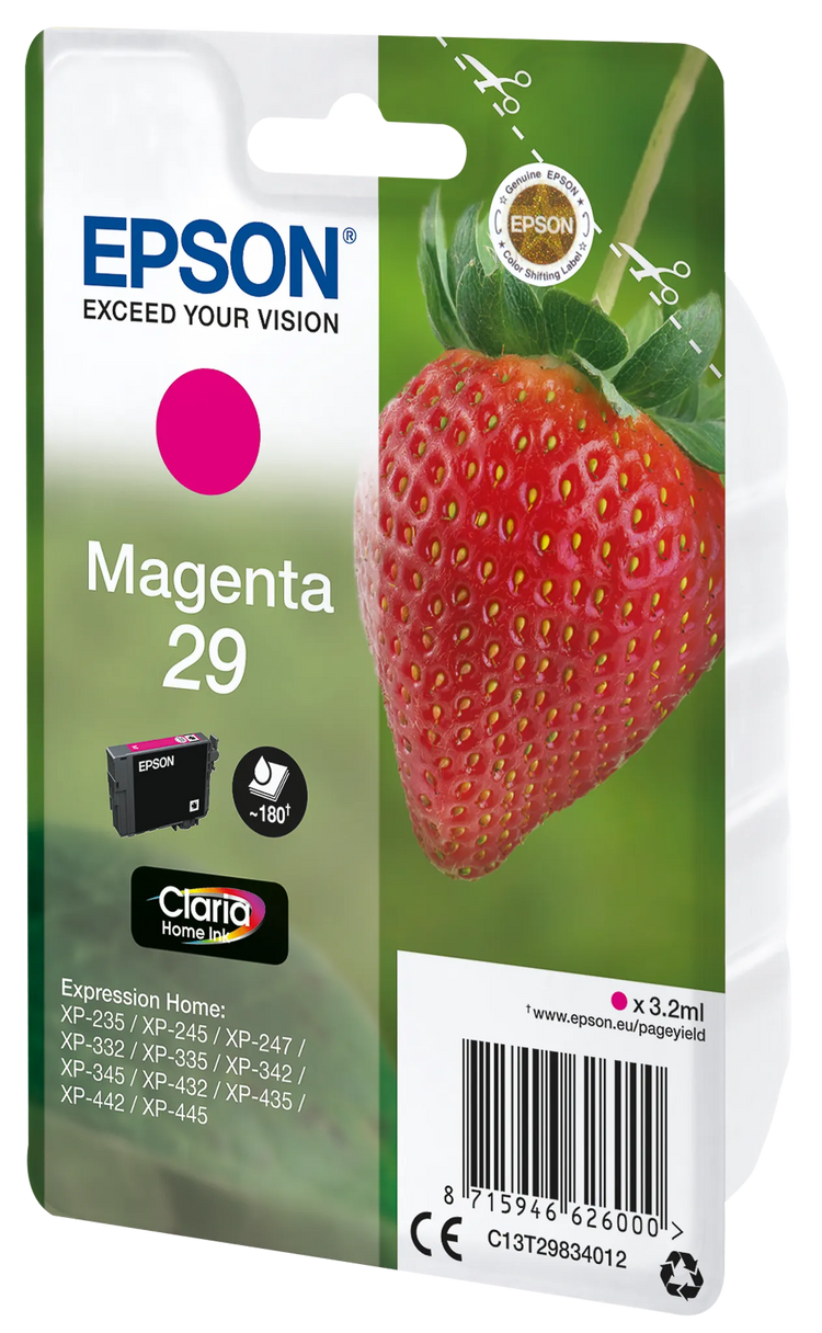 EPSON 29 / T2986 t2981 t2982 t2983 t2984 T2996 t2991 t2992 t2993 t2994  freie Auswahl
