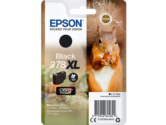 EPSON 378XL T37914 Eichhörnchen, Druckerpatrone schwarz