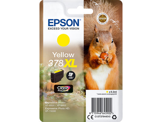 EPSON 378XL T37944 Eichhörnchen, gelb Druckerpatrone