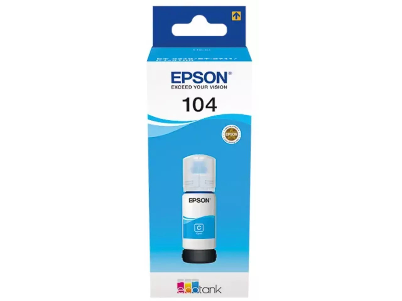 EPSON 104/T00P24 Tintenflasche Cyan – Original für EcoTank