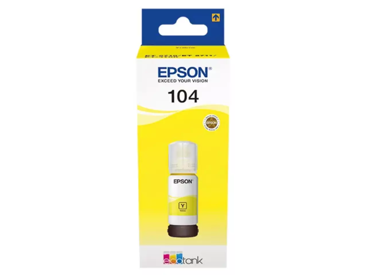 EPSON 104/T00P44 Tintenflasche Gelb – Original für EcoTank