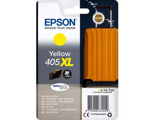 EPSON 405XL / T05H4 Gelb Druckerpatrone – Original, 1.100 Seiten, Top-Qualität