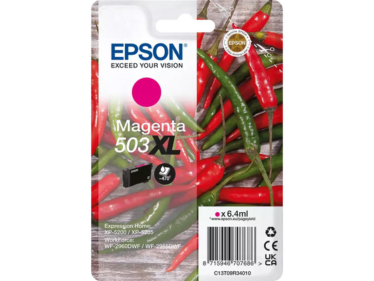 EPSON 503XL / T09R34 Druckerpatrone Magenta – Original, 6,4 ml, ca. 470 Seiten