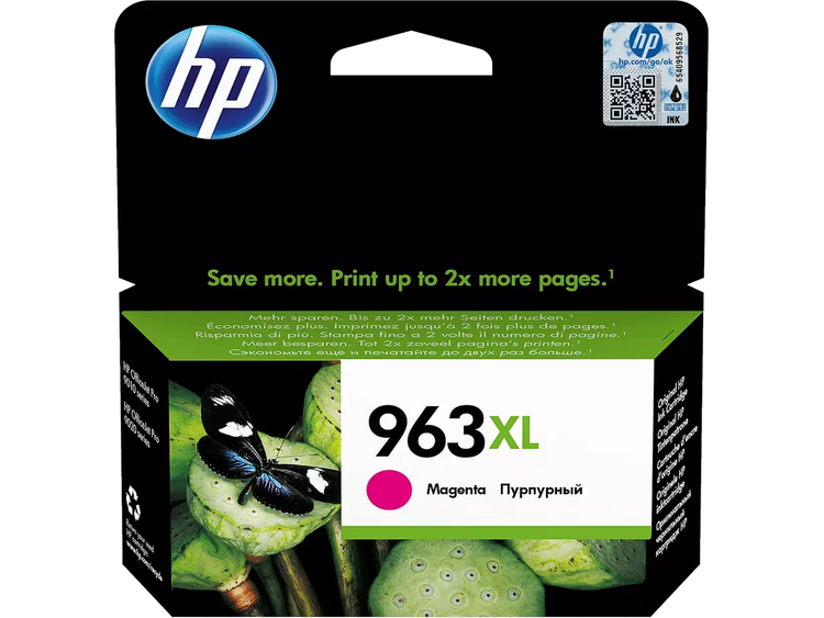 HP 963XL Magenta Druckerpatrone Original – Hohe Reichweite & Instant Ink kompatibel