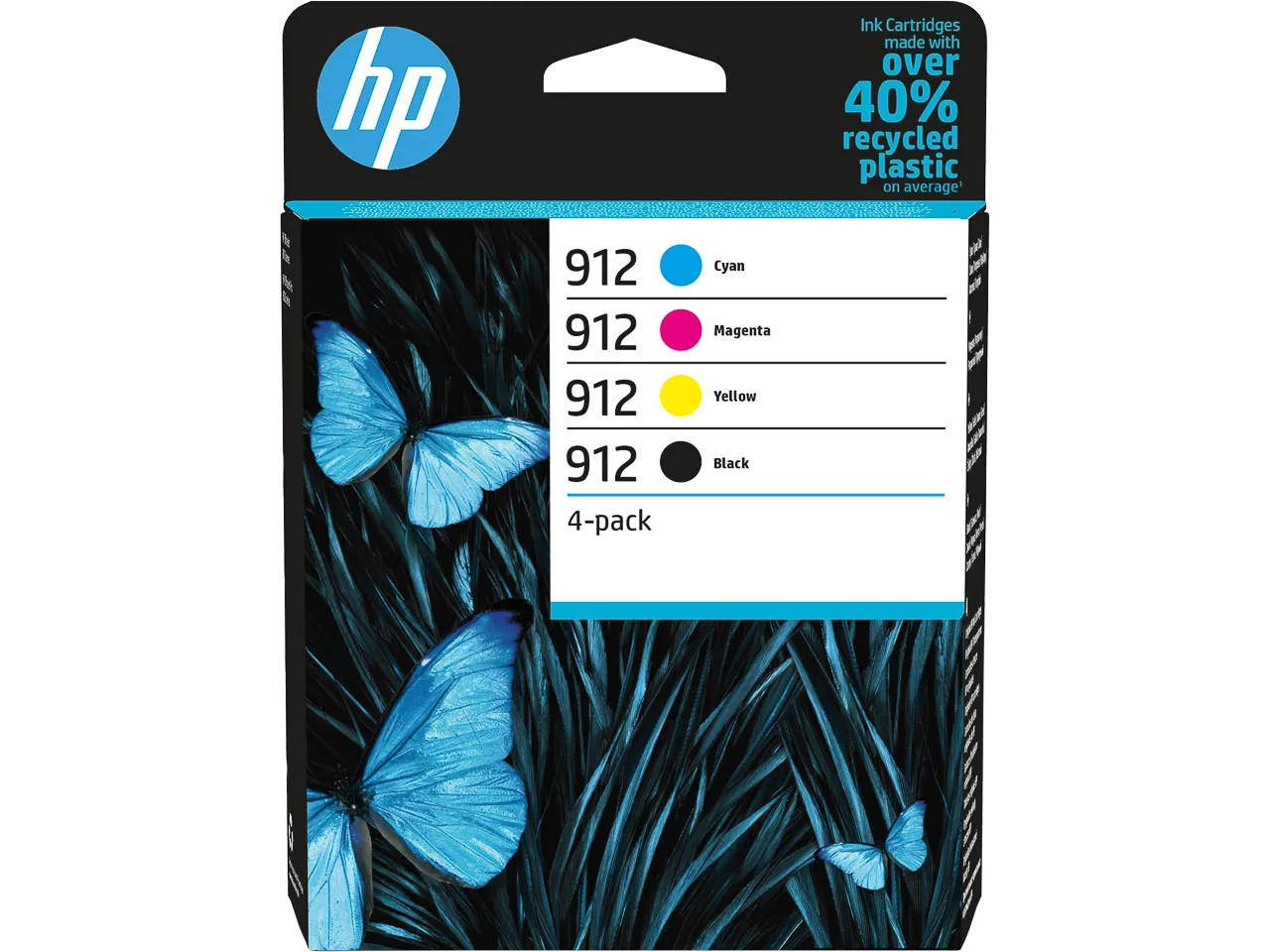 HP 912 (6ZC74AE) schwarz, cyan, magenta, gelb Druckerpatronen, 4er-Set