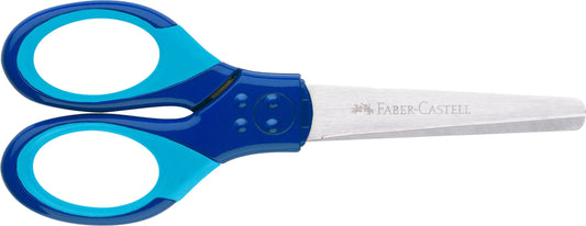FABER-CASTELL Schere Grip 13,5 cm blau Kinderschere
