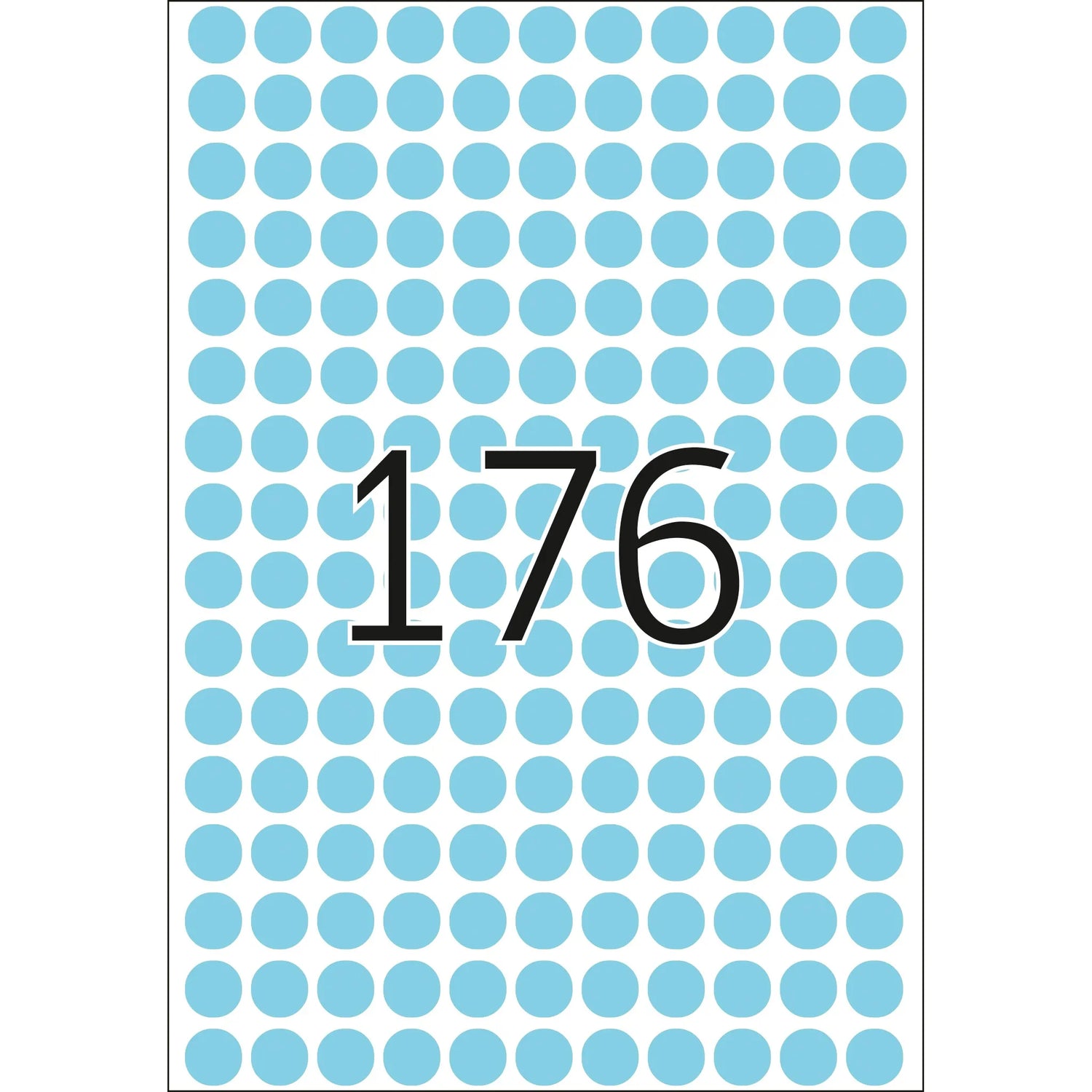 HERMA Klebepunkte 2213 blau Ø 8,0 mm