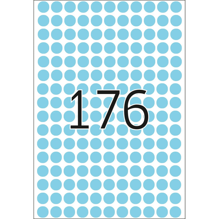 HERMA Klebepunkte 2213 blau Ø 8,0 mm