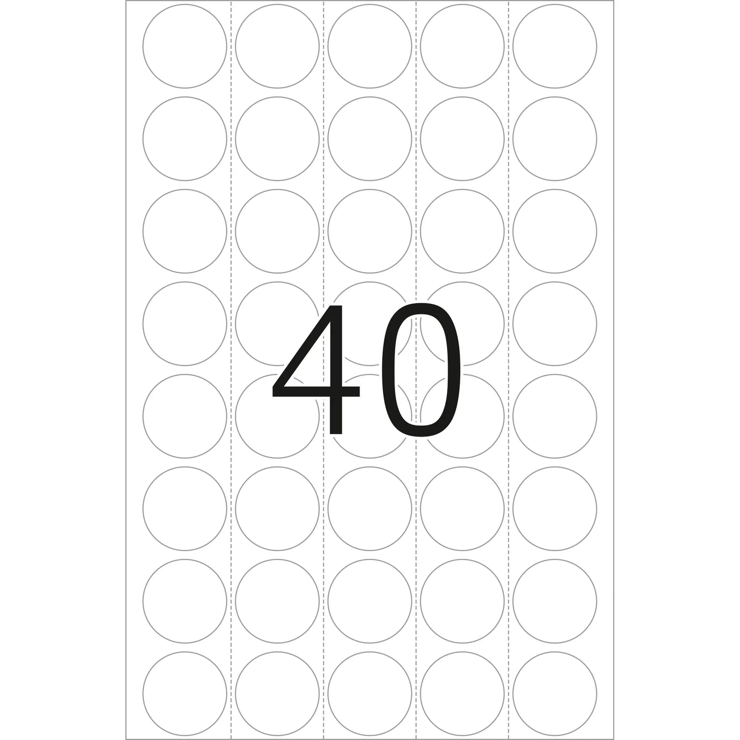 640 HERMA Folienetiketten 2257 transparent