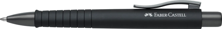 FABER-CASTELL Kugelschreiber POLY BALL Urban schwarz Schreibfarbe blau