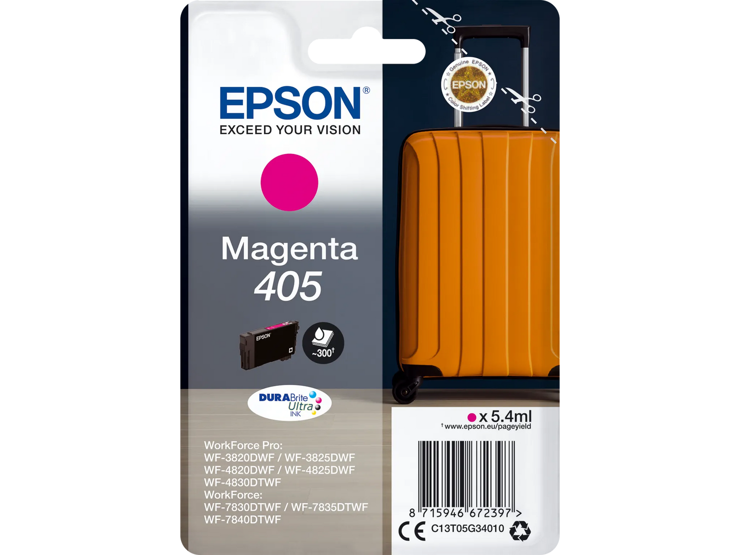 Epson Druckerpatronen 405 405XL 405XXL frei Farbwahl