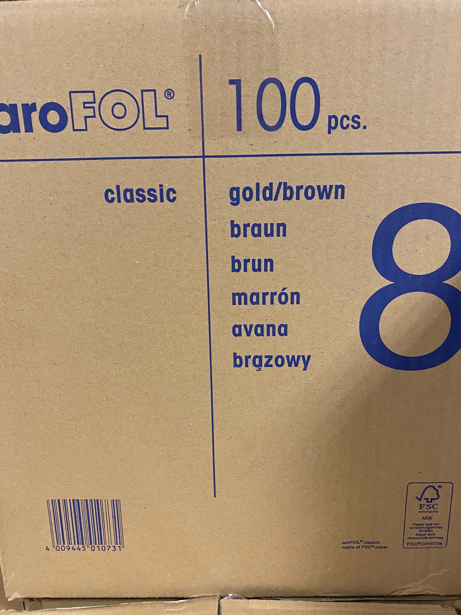 AroFOL® CLASSIC 100 Luftpolsterversandtaschen für DIN C4 NO.  8 braun