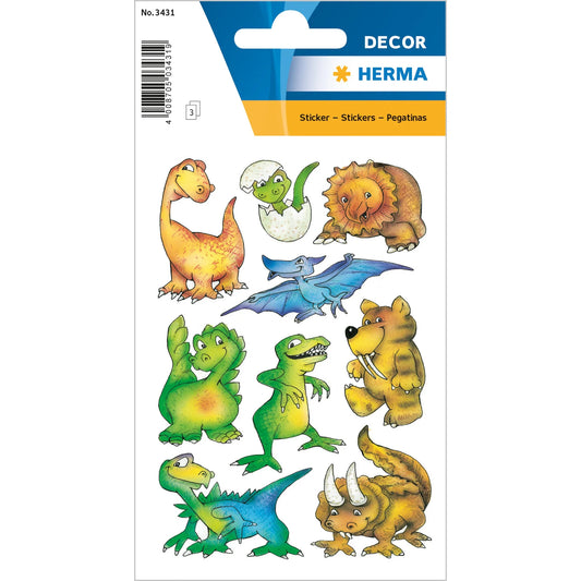 27 HERMA Aufkleber 3431 Dinos