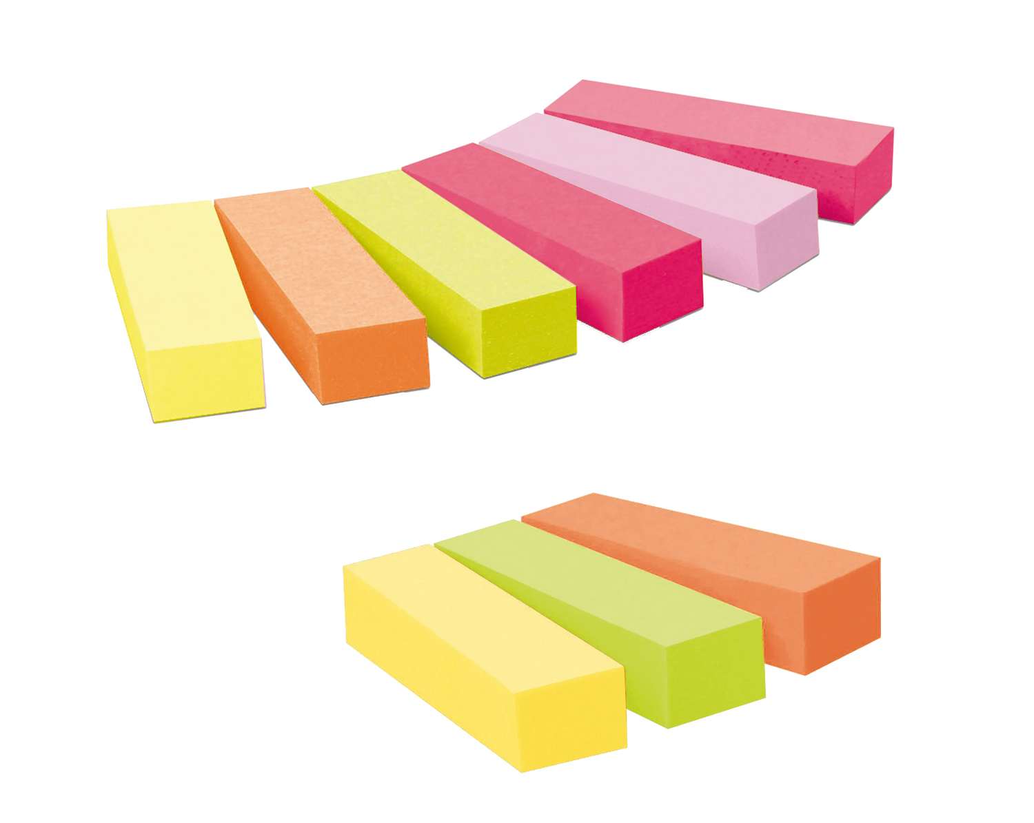 Post-it® Page Marker neon Haftmarker farbsortiert 9x 100 Streifen
