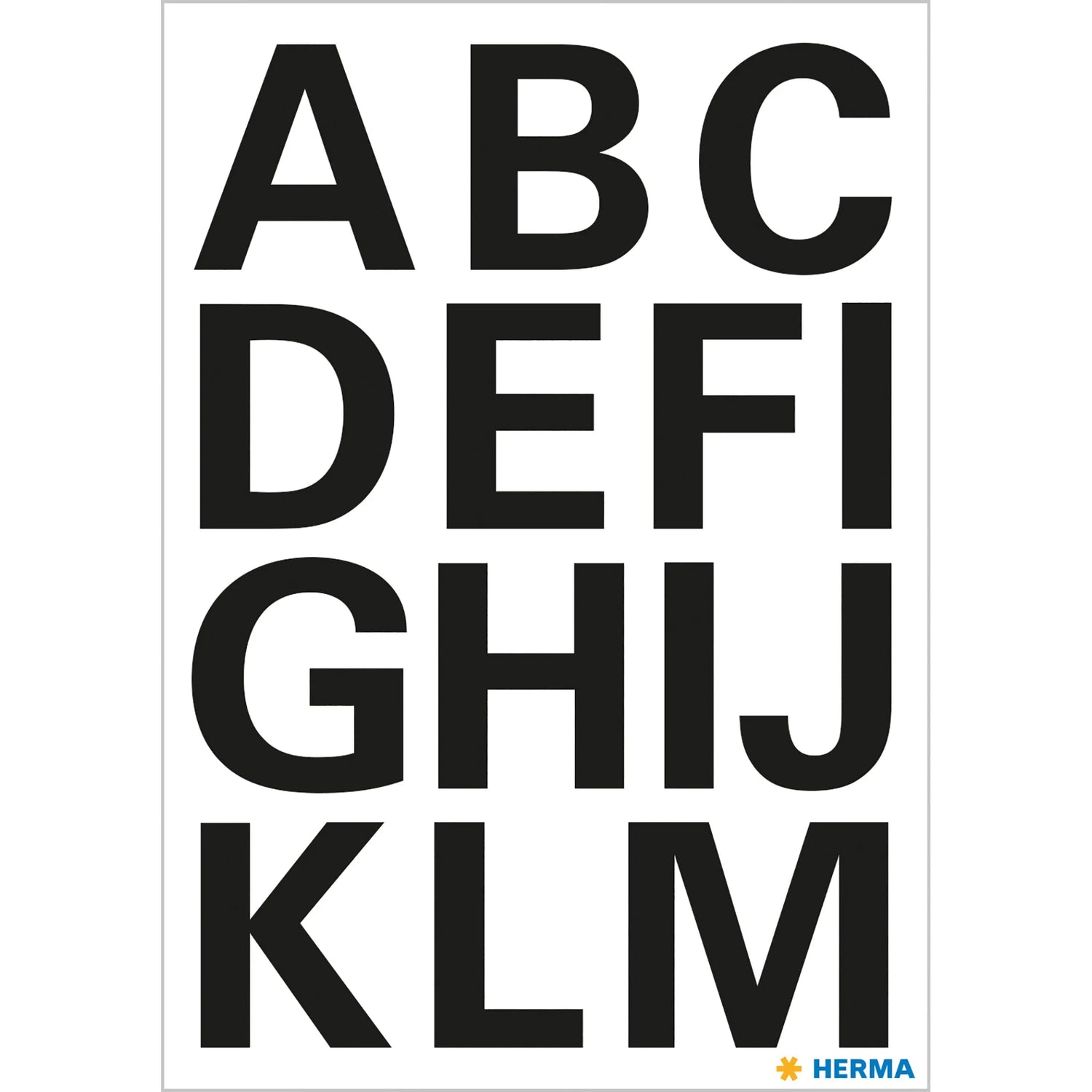28 HERMA Klebebuchstaben 4167 Buchstaben A-Z