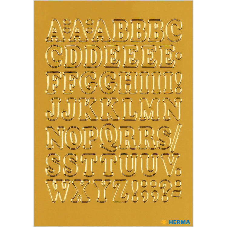 56 HERMA Klebebuchstaben 4183 Buchstaben A-Z