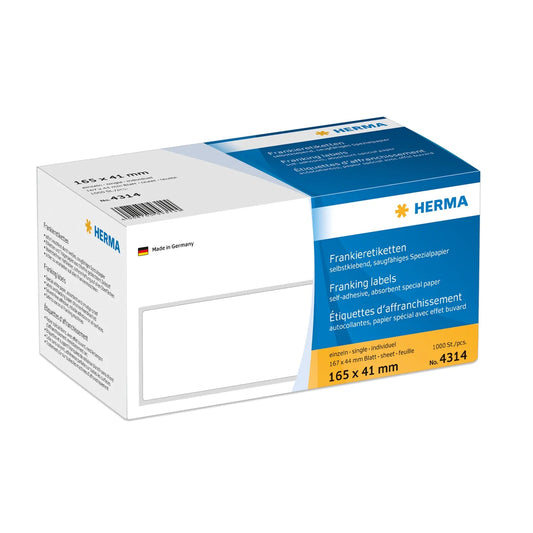 1.000 HERMA Frankieretiketten 4314 weiß