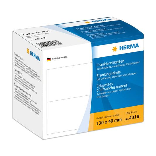 1.000 HERMA Frankieretiketten 4318 weiß