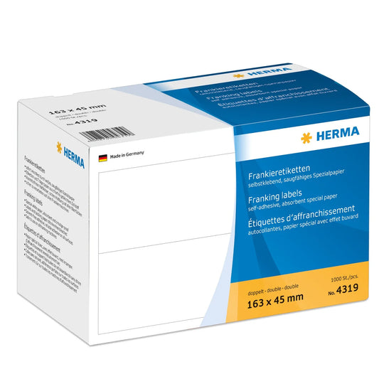 1.000 HERMA Frankieretiketten 4319 weiß