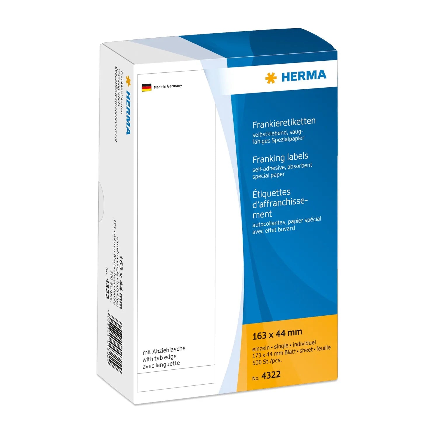 500 HERMA Frankieretiketten 4322 weiß