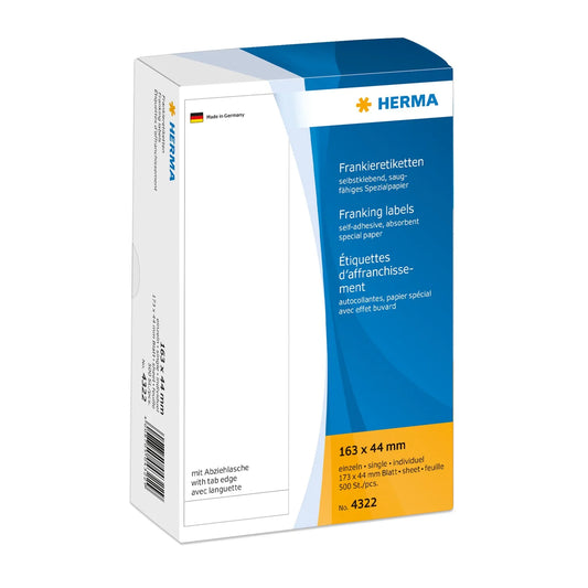 500 HERMA Frankieretiketten 4322 weiß