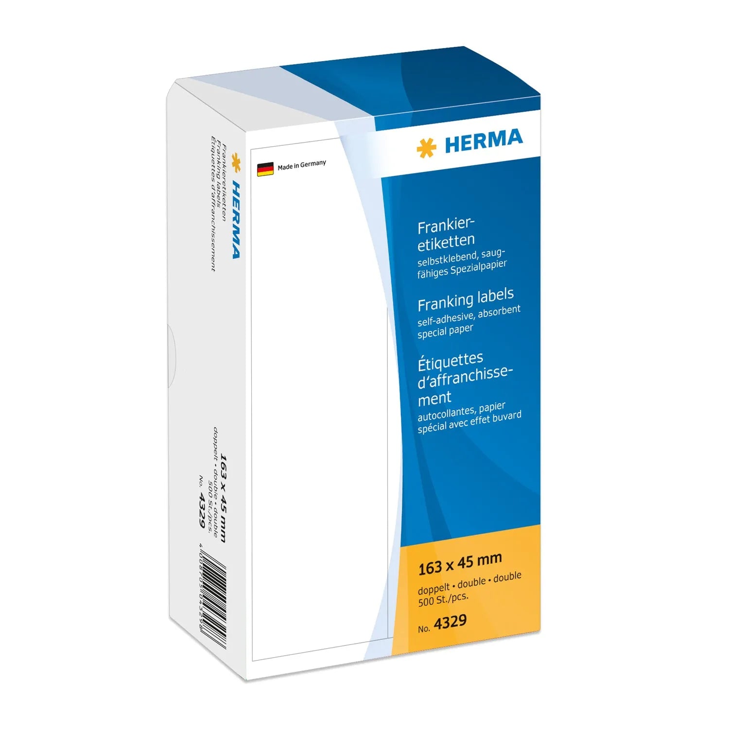 500 HERMA Frankieretiketten 4329 weiß