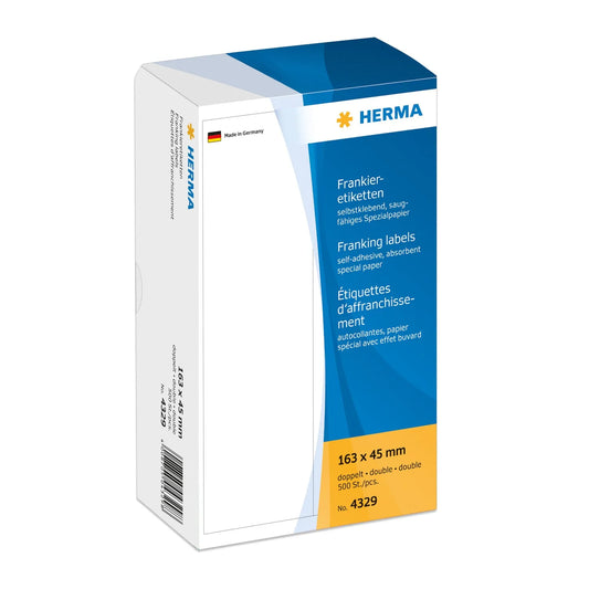 500 HERMA Frankieretiketten 4329 weiß