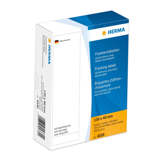 500 HERMA Frankieretiketten 4330 weiß