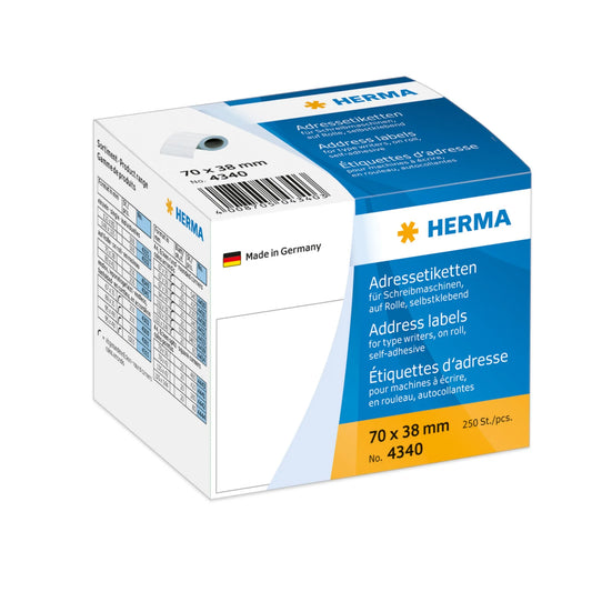 250 HERMA Adressetiketten 4340 weiß
