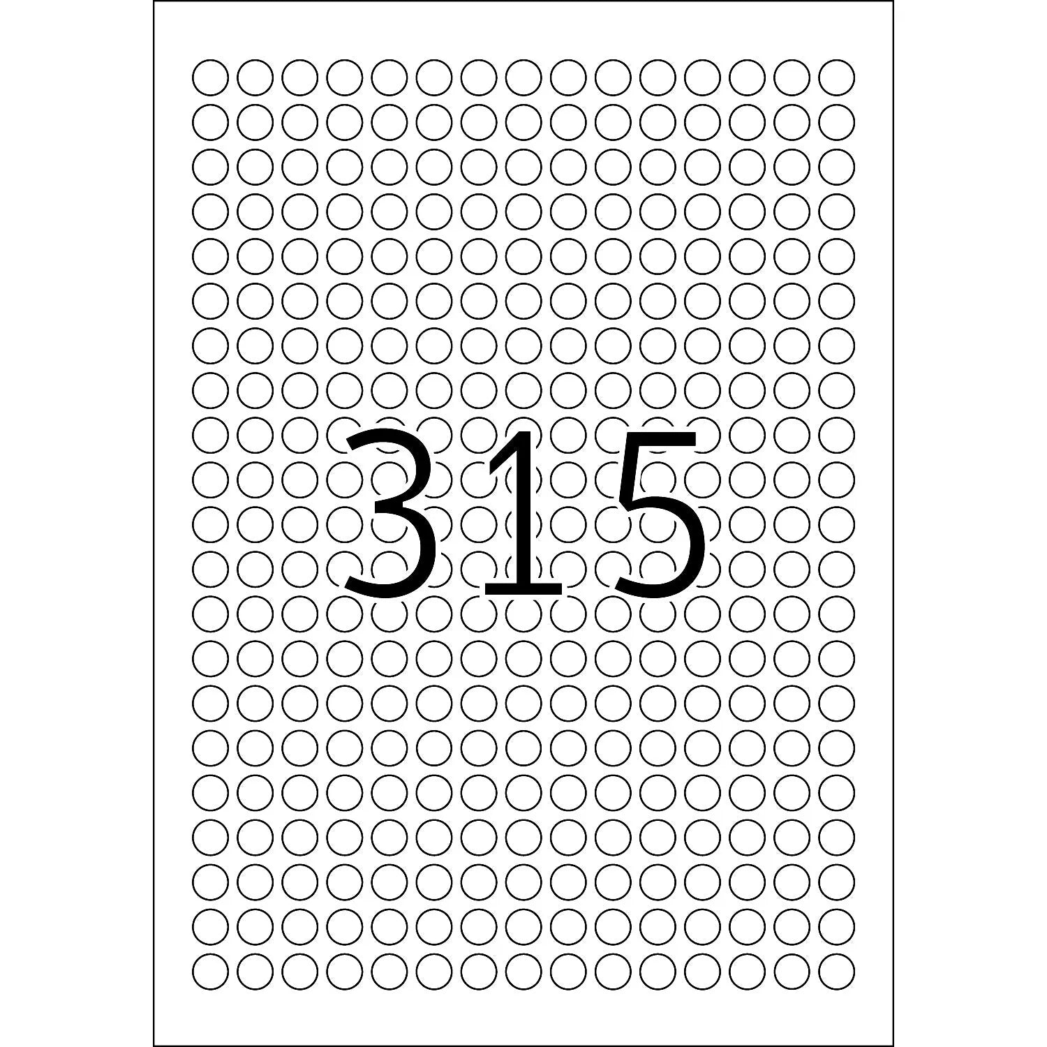 7.875 HERMA Etiketten 4385 weiß