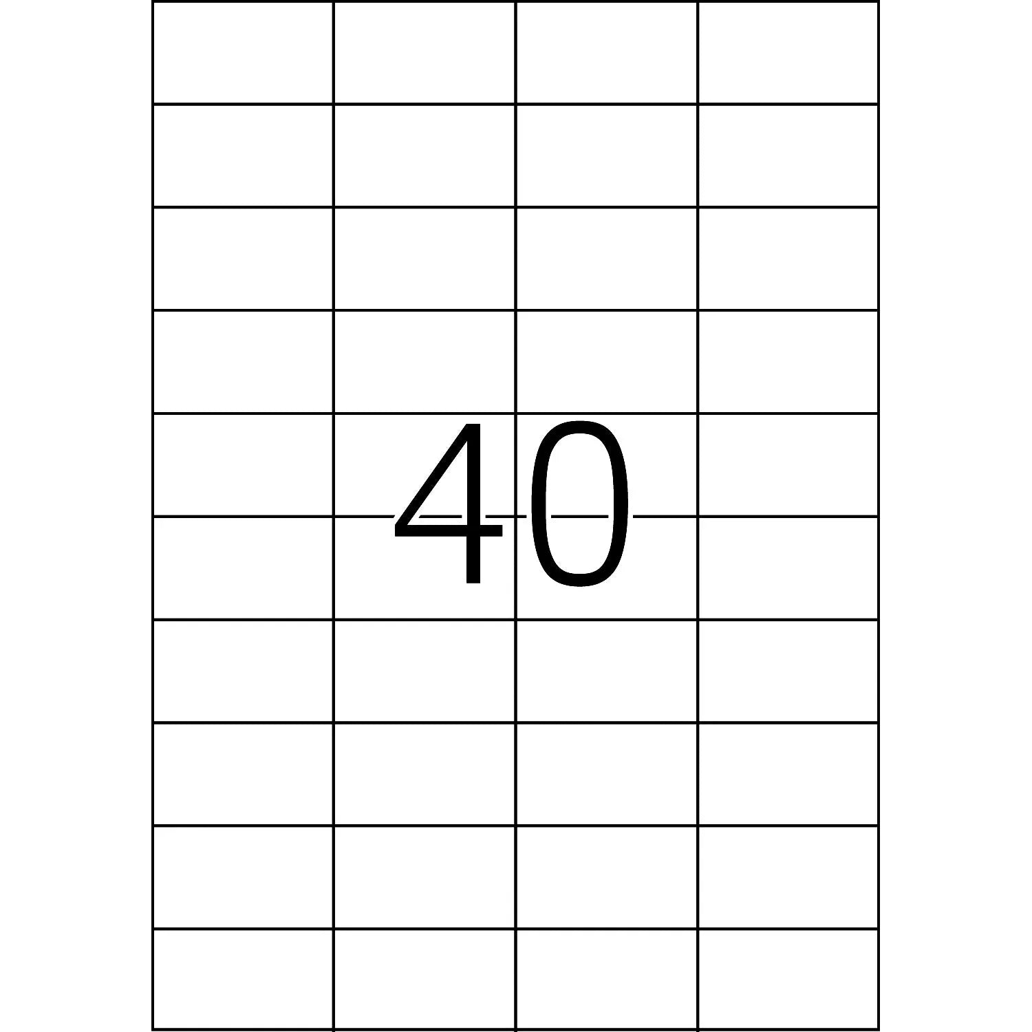 4.000 HERMA Etiketten 4461 weiß