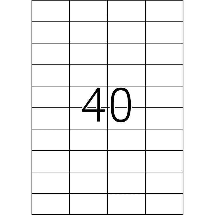 4.000 HERMA Etiketten 4461 weiß