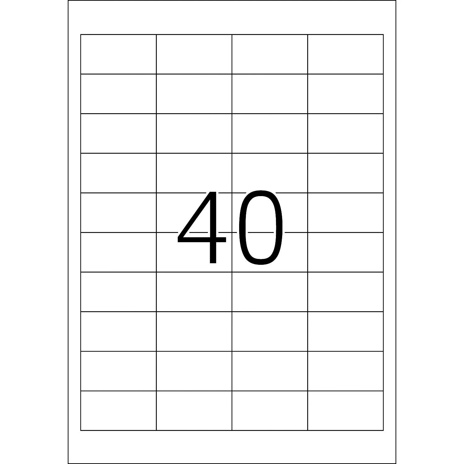 4.000 HERMA Etiketten 4474 weiß