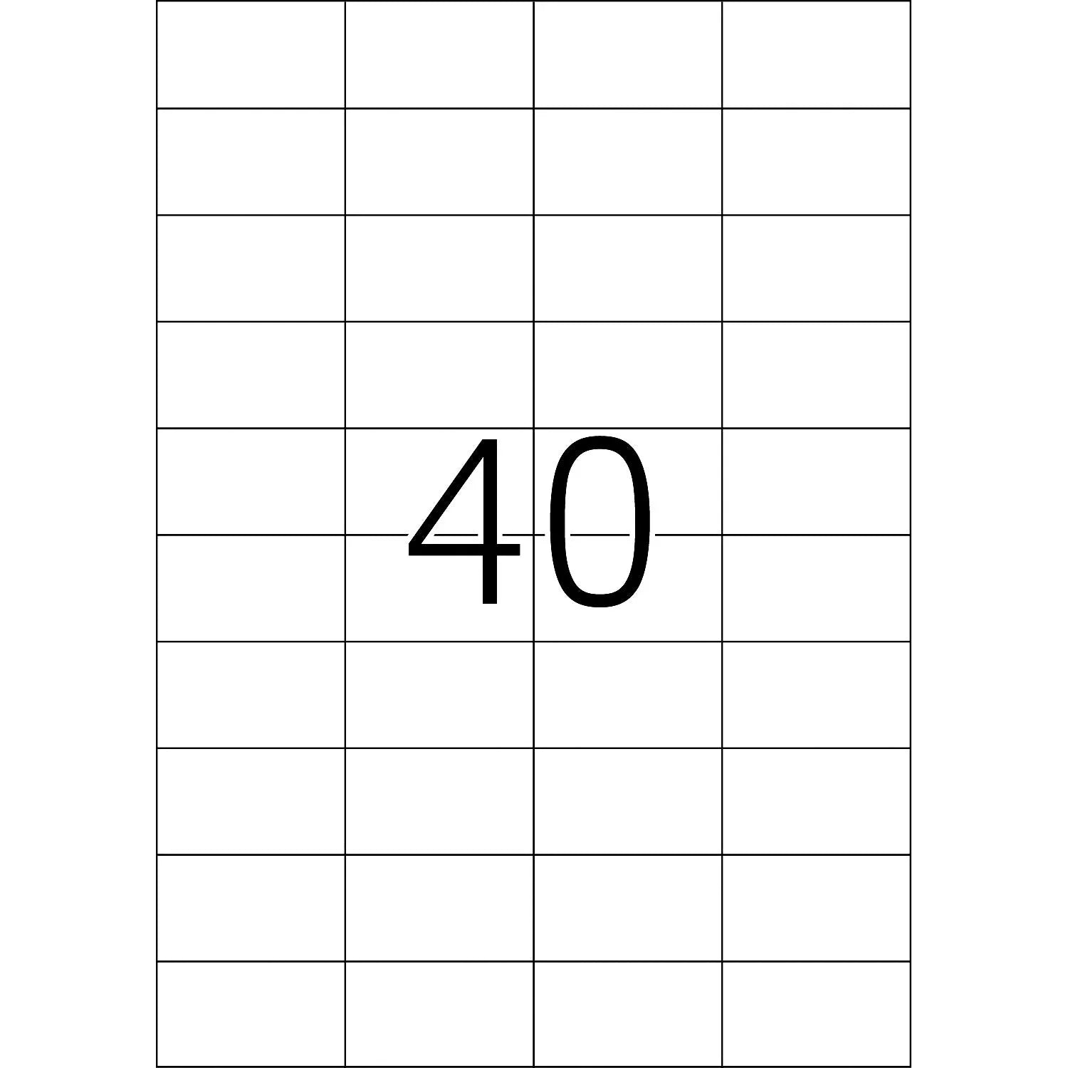 1.000 HERMA Folienetiketten 4684 transparent
