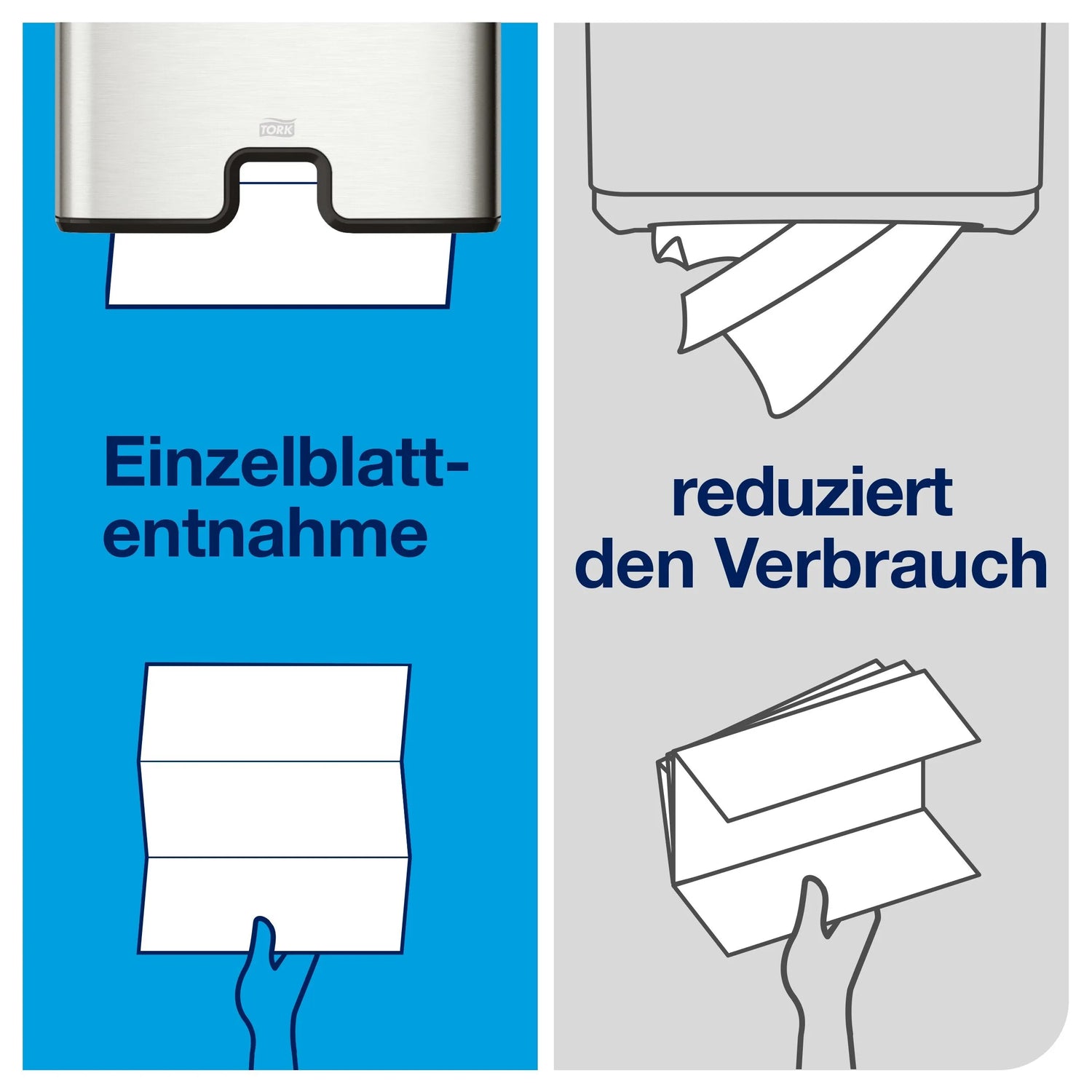 TORK Papierhandtücher 471093 Xpress® H2 Universal Interfold-Falzung 1-lagig 5.000 Tücher