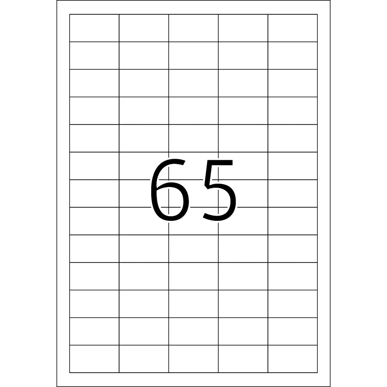 1.625 HERMA Etiketten 5027 weiß