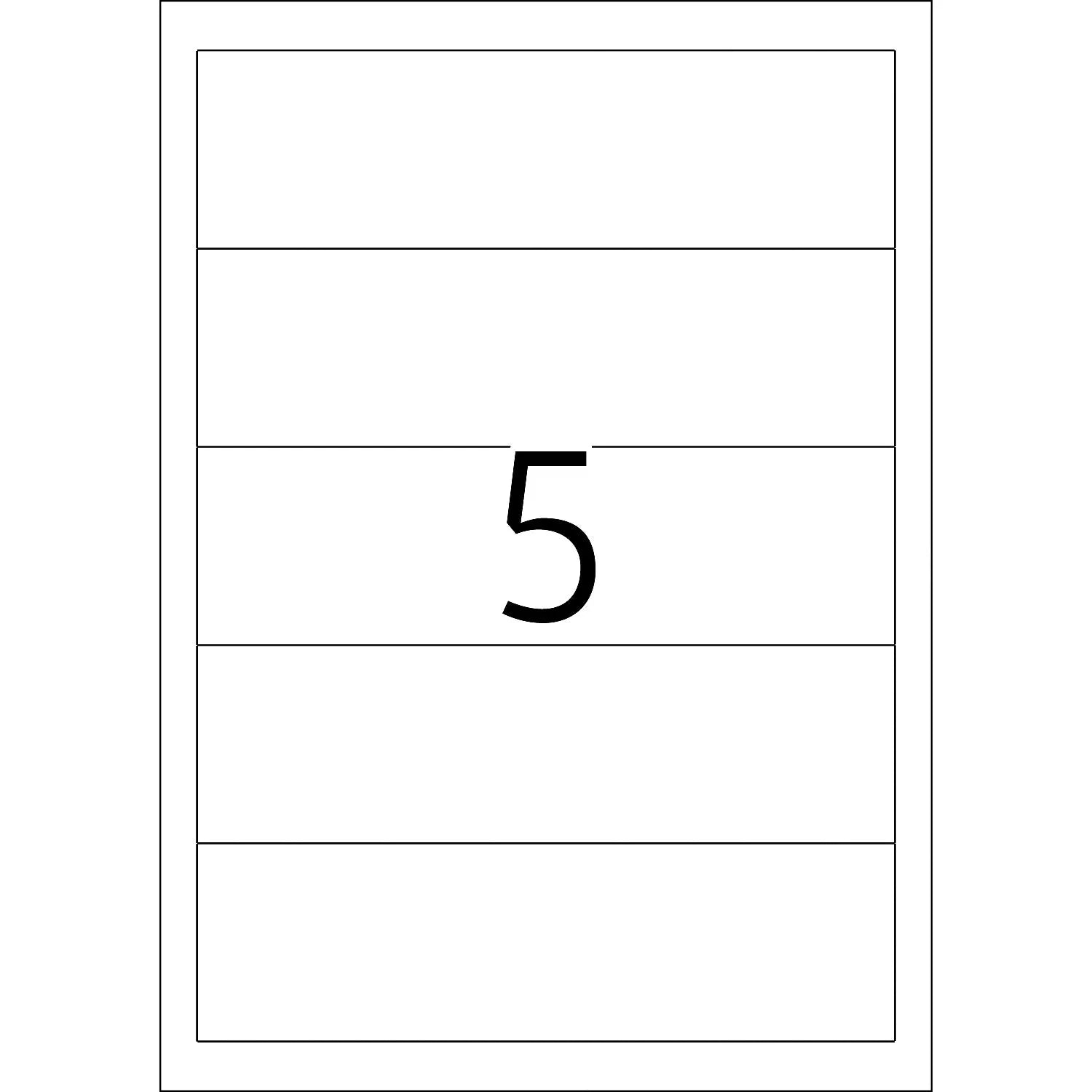 125 HERMA Einsteck-Rückenschilder weiß für 5,0 cm Rückenbreite